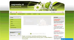 Desktop Screenshot of caspreseba.sk